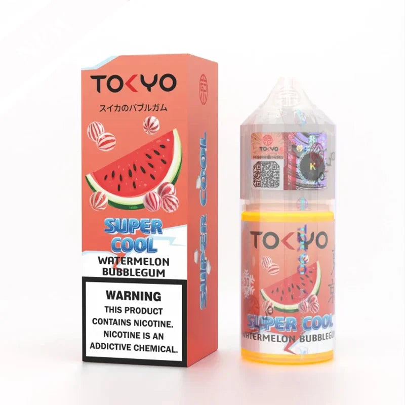 Tokyo Super Cool Watermelon Bubble Gum 30ml