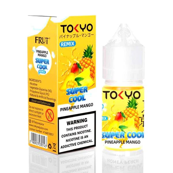 Tokyo Super Cool Pineapple Mango iced Nic Salt - 30ml
