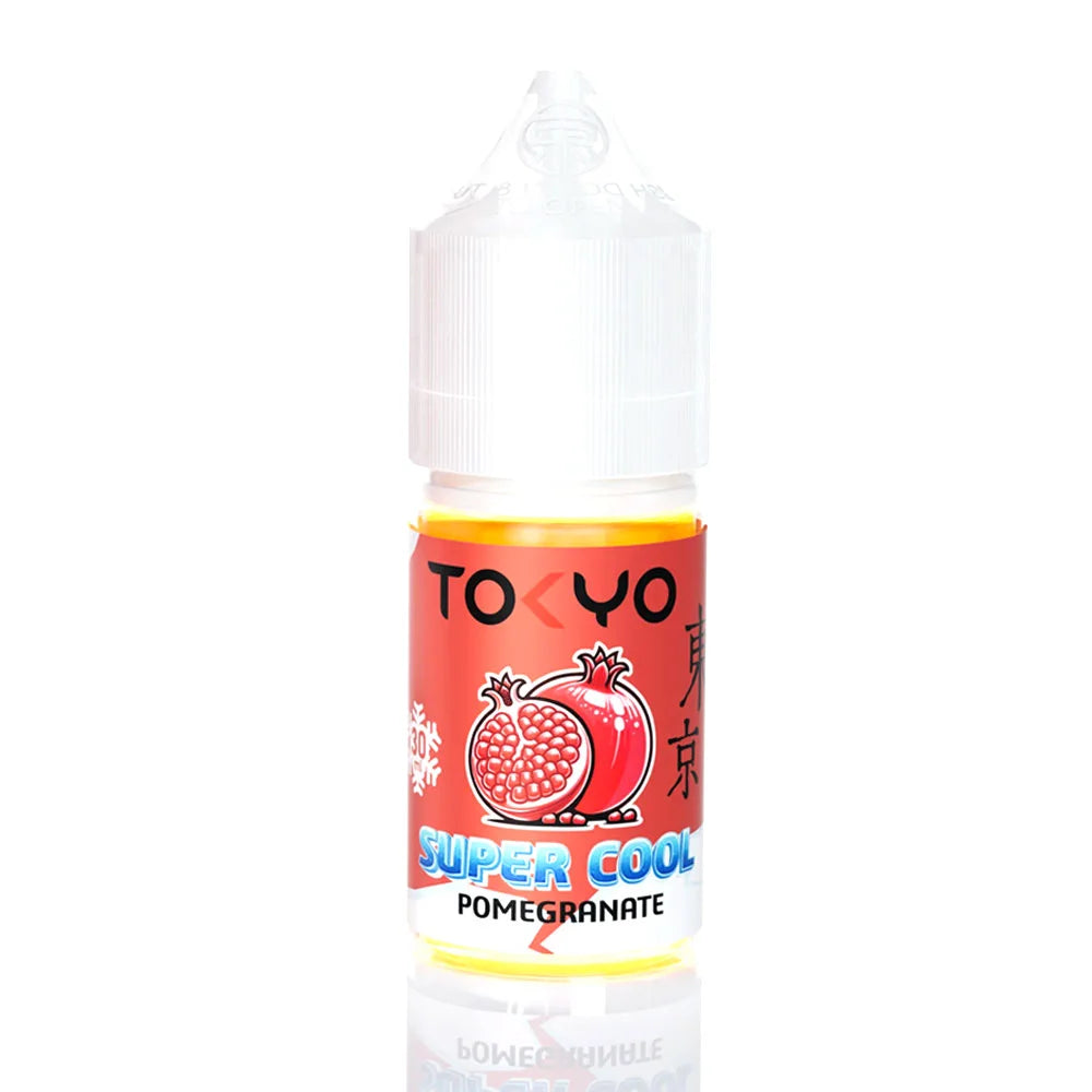 Tokyo Super Cool Pomegranate iced Nic Salt - 30ml